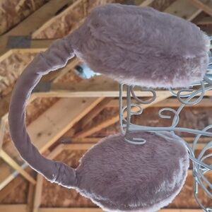 Soft, warm pink earmuffs. New!